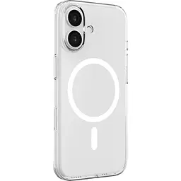 Чохол iLera GhostCase Camera Button with MagSafe для Apple iPhone 17 Transparent (ILGCAClCaBk17) [150392]