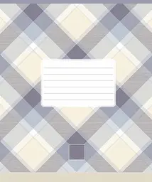 Зошит загальний Школярик Plaid pattern у лінію 24 аркушів 25 шт. (024-3345L) - мініатюра 4