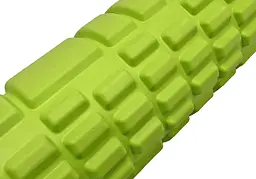 Масажний ролер EasyFit Grid Roller Mini 30 см салатовий - мініатюра 3