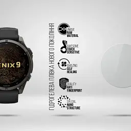 Плівка захисна Armorstandart hydrogel Garmin Fenix 9 47mm AMOLED 6 pcs (ARM93999) - мініатюра 2