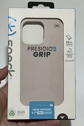 Оригінальний протиударний чохол Speck Presidio2 Grip для iPhone 15 Pro Max Bleached Bone 150485-3214 - мініатюра 6