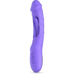Вібратор Good Vibes Only Flax Vibrating Dildo with G-Spot Stimulator (SX3064) [152361] - мініатюра 2