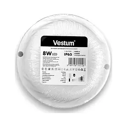 Світильник Vestum LED S 8W круг 6500K 220V (1-VS-7109)