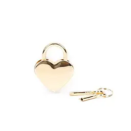 Замочок-сердечко Liebe Seele Heart Shape Padlock Gold (2 шт), універсальний - мініатюра 2