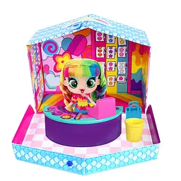 Ігровий набір з лялькою Decora Girlz Дизайнерський магазин наліпок (D1009) - мініатюра 3