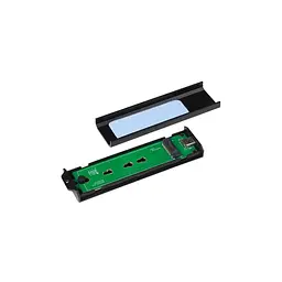 Кишеня зовнішня Chieftec M.2 PCIe NVMe/SATA SSD CEB-M2C-TLE USB 3.2 Gen2 Type-C Tool-Less Alum/Plastic (CEB-M2C-TLE) - мініатюра 3