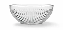 Салатник круглий скло TrendGlass Ribs 2л 21.7 см (41369)