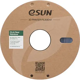 Пластик для 3D-принтера eSUN PLA Clear Rainbow 1,75mm 1kg Blue-Crystal (PLA-CLRB175O-CB1P1) - мініатюра 2