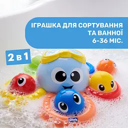 Іграшка для ванни Chicco Восьминіг Біллі (10037.00) - мініатюра 2