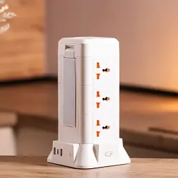Мережевий фільтр-подовжувач TOWER 9 розеток LED-лампа 3USB + 1PD 2,8 метра Yiwu HP-5-5 - мініатюра 22