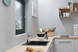 Кухонна мийка Hansgrohe S510-F450 560x510 Stonegrey 43312290, Сірий - мініатюра 3