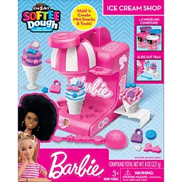 Тісто для ліплення Cra-Z-Art Barbie Магазин морозива з формами набір 8 шт. (34040CRA) - мініатюра 2