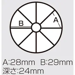 Коробка Meiho Pc-110 Ø110x28mm Clear - мініатюра 3