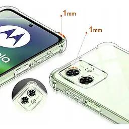 Панель BeCover Anti-Shock для Motorola Moto G54 / G54 Power Clear (710610) - мініатюра 3