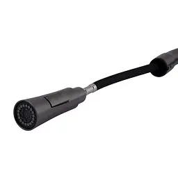 Змішувач для кухні Qtap Vlasta New з висувним виливом QTVLA344GMB45647 Gunmetal Black PVD Шліфований чорний хром - мініатюра 4