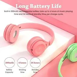Бездротові навушники BT 5.0 TF MP3 Player AUX Y08 Over Ear - мініатюра 6
