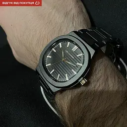 Чоловічий водостійкий наручний годинник Lee Cooper Brand (Чорний) - мініатюра 7