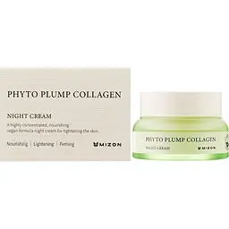 Нічний крем для обличчя Mizon Phyto Plump Collagen Night Cream з фітоколагеном, 50 мл - мініатюра 2