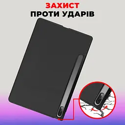 Чехол AIRON Premium для Lenovo Tab P12 Pro 12.6" с защитной пленкой и салфеткой black - мініатюра 6