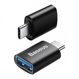 Перехідник Baseus Ingenuity Series Mini OTG Adaptor Type-C to USB-A 3.1 ZJJQ000001 Black