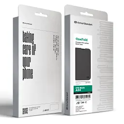 Чохол-книжка ArmorStandart OneFold Case для ZTE Blade A34 Black - мініатюра 6