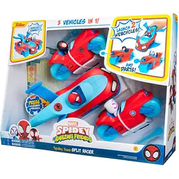 Ігровий набір 3 в 1 Spidey Deluxe Feature Vehicle Спліт команда Спайді (SNF0271) - мініатюра 29