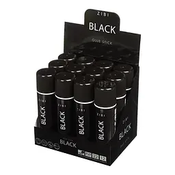 Набір клею ZIBI BLACK 22г, основа PVP, 12 штук ZB.6308