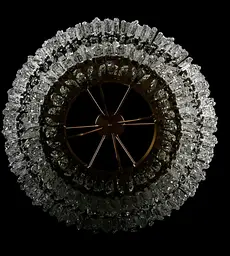 Люстра кришталева Splendid Ray LMD29111/32, бронза, білий, 32 лампи, висота 75-145 см, діаметр 80 см, класичний стиль для дому - мініатюра 3