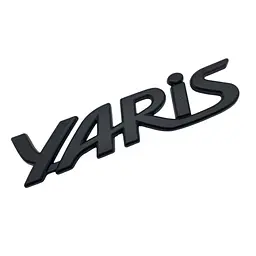 YARIS емблема напис для Toyota Чорна (Завод)