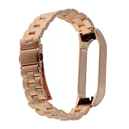 Ремінець Steel Strap Mi Band 7 Gold - мініатюра 2