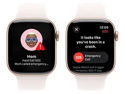 Смарт-годинник Apple Watch Series 10 GPS 46mm Rose Gold Alu. Case w. Light Blush Sport Band - M/L (MWWU3) - мініатюра 6