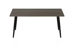 Стіл журнальний Монтана Ferrum-decor 45x100x50 Чорний метал ДСП Дуб Сонома Трюфель 16 мм (FRD-106715) - мініатюра 5