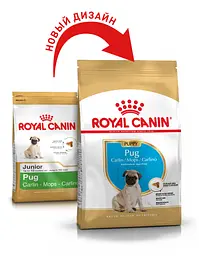 Сухий корм Royal Canin Pug Puppy для цуценят, з м'ясом птиці і рисом, 1,5 кг - мініатюра 2