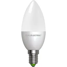 Лампочка EUROELECTRIC LED CL 6W E14 4000K 220V (LED-CL-06144(EE)) - мініатюра 1