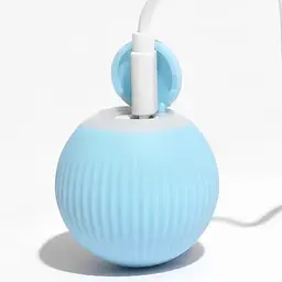Інтерактивний бігаючий розумний м'ячик Idea для котів та собак USB  діаметр: 4,3 см вбудований акумулятор - мініатюра 4