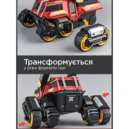 Іграшка Cars S Бойова машина 3 в 1 інерційна зі світлом і звуком 1:24 в асортименті (CJ-4095637) - мініатюра 10