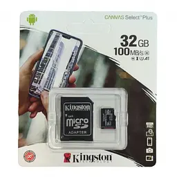 Карта пам'яті microSDHC 32Gb Canvas Select Plus class 10 A1 R-100MB/s + Adapter Kingston