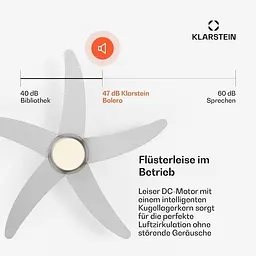 Стельовий вентилятор Klarstein Bolero Smart (10046082) - мініатюра 6