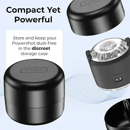 Інтерактивний мастурбатор 2в1 з вібрацією KIIROO PowerShot, компактний, 2 вібромотори - мініатюра 6
