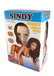 Надувна секс лялька з вібрацією Sindy 3D
