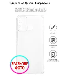 Силіконовий чохол BeCover для ZTE Blade A53 Transparancy (709814) - мініатюра 2