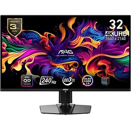 Монітор MSI 31.5" MAG 321UPX QD-OLED Black 240Hz (9S6-3DD39T-001) - мініатюра 7
