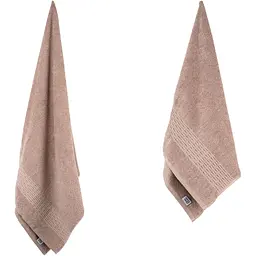 Набір рушників махрових Ardesto Lotus, 140х70/90х50 см, 2 шт., бежевий (ART2357NS) - мініатюра 7