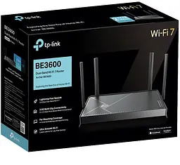 Бездротовий маршрутизатор (роутер) TP-Link Archer be3600 (BE230) - мініатюра 4
