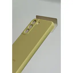 Оригінальний силіконовий чохол Silicone Cover для Samsung Galaxy S22 Yellow Black EF-PS901TYEGRU S901 - мініатюра 5