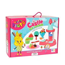 Набір для творчості ліплення Містер тісто Castle Ice-Cream Strateg українською мовою (41030)