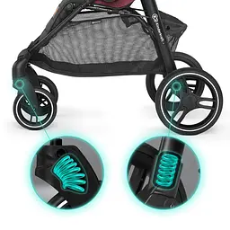 Прогулянкова коляска Kinderkraft Grande LX Gray - мініатюра 6
