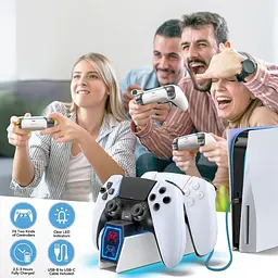 Зарядна станція Oivo IV-P5322B для DualSense Sony PS5 [137100] - мініатюра 6