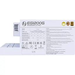 Блок живлення Lian Li Edge Gold 1200W (G9P.EG1200G.WH00.EU) White (G9P.RS1200G.WH00.EU) - мініатюра 3