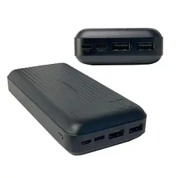 Портативний акумулятор XO PB302 20000 mAh чорний - мініатюра 2